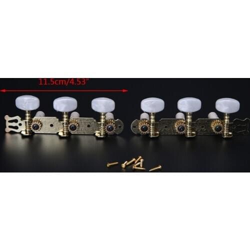 2pcs Classical Guitar Tuning Pegs Keys Machine Heads Tuner Parts Accessories