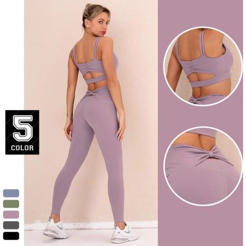 Mermaid Curve Power Series Gym Suit Women Clothing Quick Dry Running Fitness Leggings Yoga Pants Push Up Sports Bra