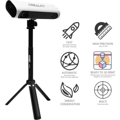 Creality CR-Scan 01 3D Scanner High Precision Automatic Matching Upgraded Combo 3D Printer Industrial Kit Support OBJ/STL Output