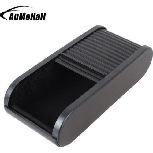 AuMoHall Universal Plastic Car Rolls Pocket Telescopic Dash Coins Case Storage Box Holder Container