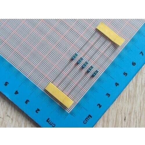 Free ship with track 1000pcs 47K 1/4W DIP Metal Film Resistors Colored ring 1/4W 47K 1% Resistor