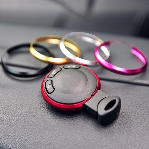 Keychain Trim Cover ring for Mini Cooper JCW R55 R56 R57 R58 R59 R60 R61 COUNTRYMAN PACEMAN CLUBVAN CLUBMAN Keychain Car Styling