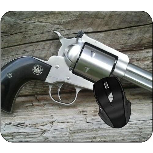 Mouse Pad Weapon Revolver Wooden Mouse Pad For Home Office Working