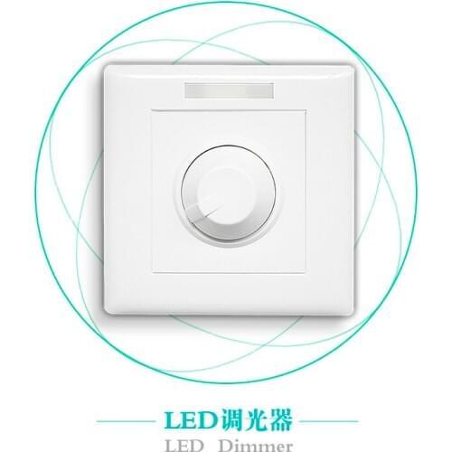 0-100% brightness adjust 12v led dimmer switch with mounting box