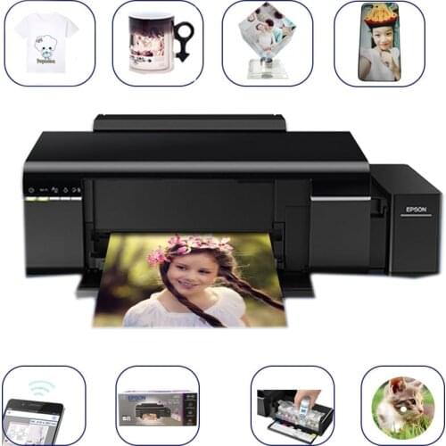 For epson l805 A4 Printer with Photo paper printer For Used Mug Cup/T-shirt CD, PVC Card