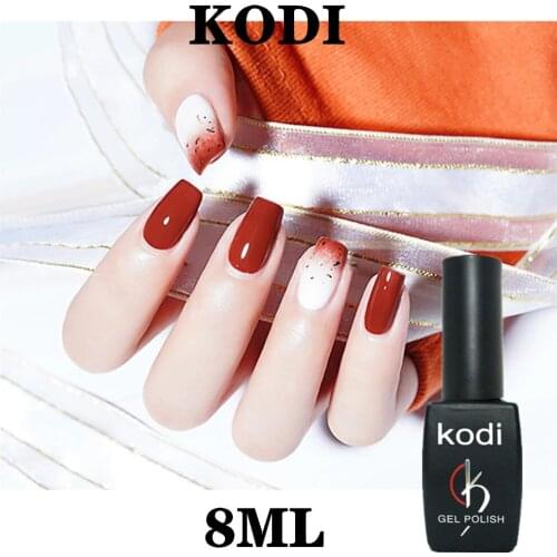 KODI Polish For Nail Art DIY Design 8ml UV LED Red Colors Varnish Hybrid Long-Lasting Gel