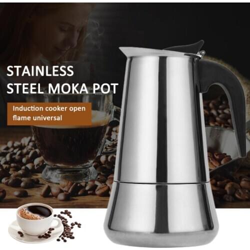 2-12 Cups Coffee Maker Stainless Steel Coffee Percolator Pot Large Capacity Manual Coffee Containers Cafetiere Kitchen Tools