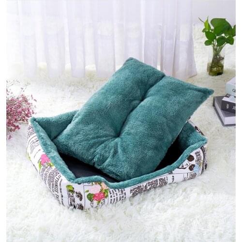 New Pet Bed House Dog Sofa Sleeping Beds Mat Cat Cushion Warm Cozy Soft Plush Nest