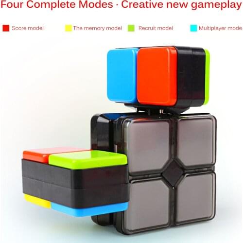 Cube Changeable Intelligent Puzzle Led Light Anti Stress Cube Puzzle Toy Anti Stress Cube Puzzle Magic Cube Music Electronic Toy