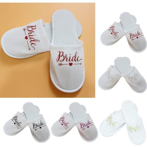 Lightweight Disposable Wedding Bride Slippers Womens Bachelorette Party Favor