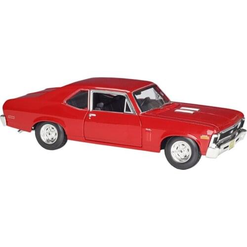 Diecast toy vehicles 1:18 Scale Metal Car 1970 Nova SS Classical Model Die cast Car Model Alloy Car For Collection For Gift