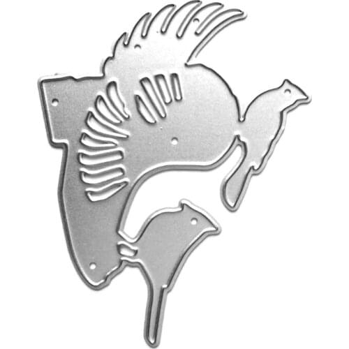 Birds Metal Cutting Dies Stencil DIY Scrapbooking Album Paper Card Template Mold Embossing Decoration N0PA