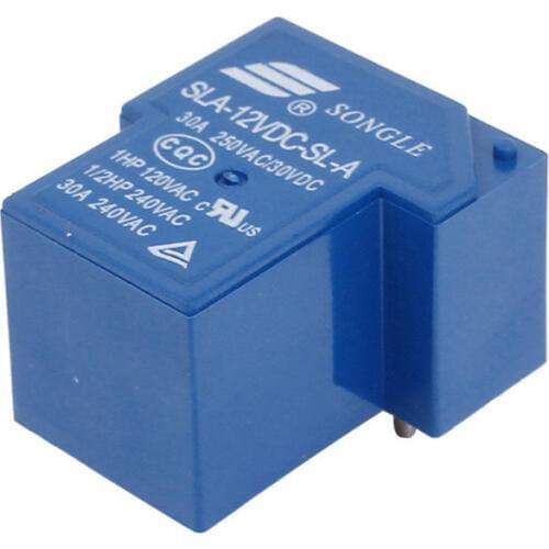DC 12V Coil Voltage SPDT 4 Pin PCB Type General Power Relay SLA-12VDC-SL-A