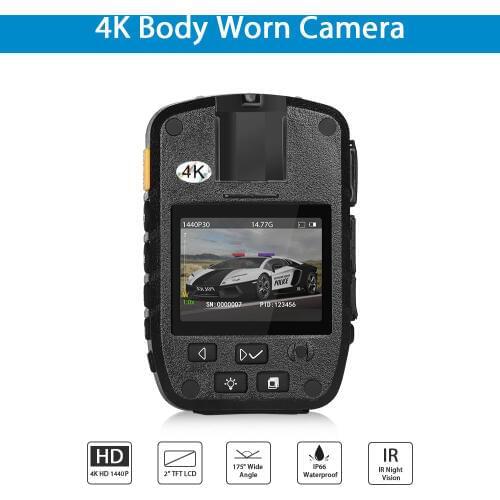 BOBLOV HD 1440P Police Body Worn Camera Security Camcorder Recorder wearable Video Recorder DVR WDR Security Pocket Camera