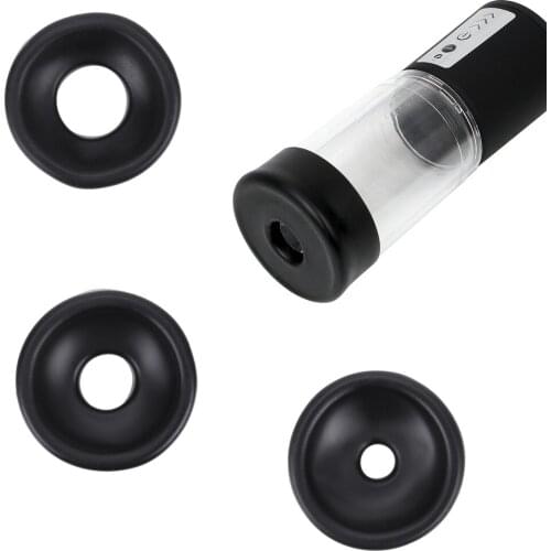 OLO Silicone Penis Pump Ring Sleeve Penis Erection Sex Toys for Men Penis Extender Trainer Accessories Enlarger Exerciser