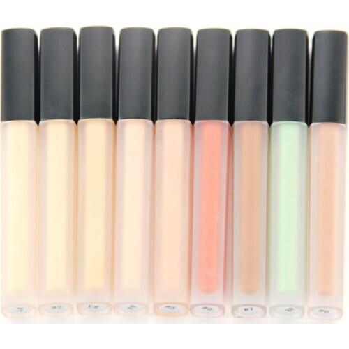 Wholesale 9 Colors Smooth Face Liquid Concealer Long Lasting Natural Cover Dark Circle Cream Foundation Private Logo Comsmetics