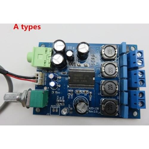 DC8-14V 10W+10W YDA138-E 2.0channel digital amplifier board ( 4 types of choices)