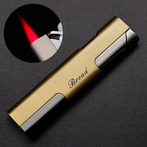 Portable Windproof Butane Gas Torch Lighters Mini Metal 1300 C Lighter Smoking Accessories Gadgets For Men