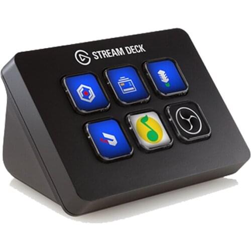 Elgato Stream Deck mini 6 Custom LED KEY Video Audio Game USB Streaming Twitter Game Capture OBS Twitch Tipeee XSplit
