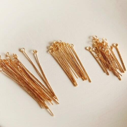 Twist texture 9-pin electroplating real gold color preservation diy hand-made conventional accessories