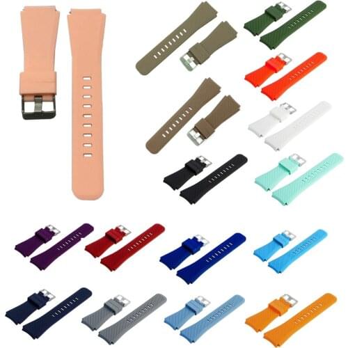 Silicone Watch Band Strap For Samsung Galaxy Watch Classic Sport Replacement Bracelet Watchband 22mm For Gear S3 Frontier