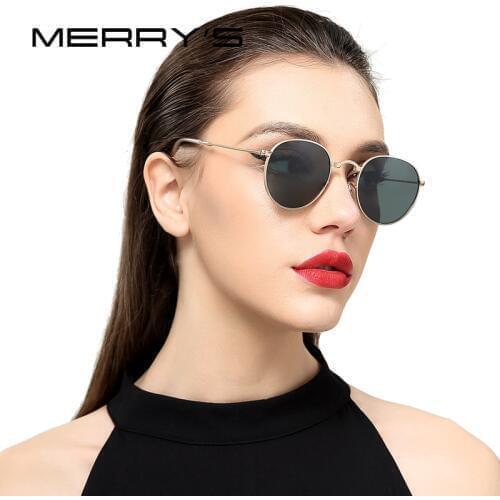 MERRYS Retro Women Folded Sun Glasses Men Classic Polarized Oval Sunglasses S'8093