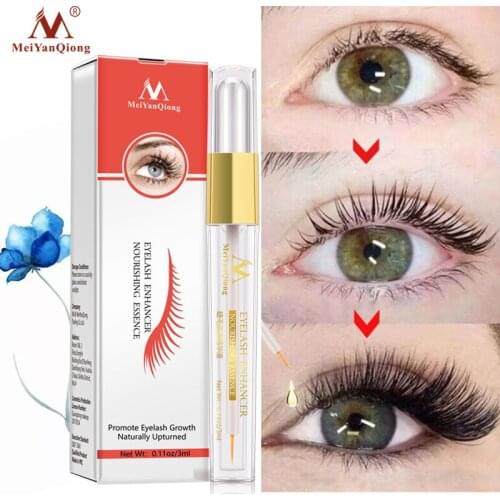 MeiYanQiong Eyelash Growth Serum Treatments Eye Lash Enhancer Longer Nourishes Thicker Extension Natural Eyelash Growth Essence