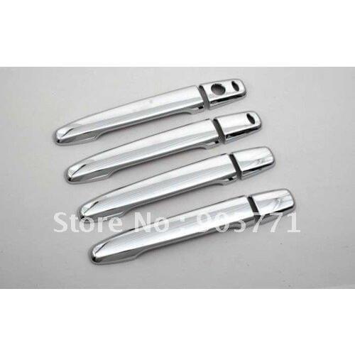 High Quality Chrome Door Handle Cover Smart for Mitsubishi Lancer EVO X free shipping