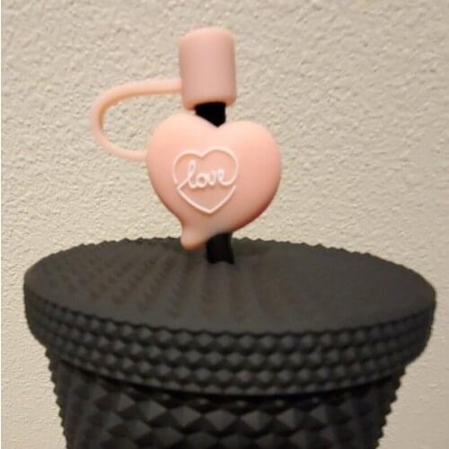 1/2 PCS Silicone Straw Plug Reusable Airtight Drinking Dust Cap Cup Accessories Cartoon Plugs Tips Cover Suit For 6-8mm Straws