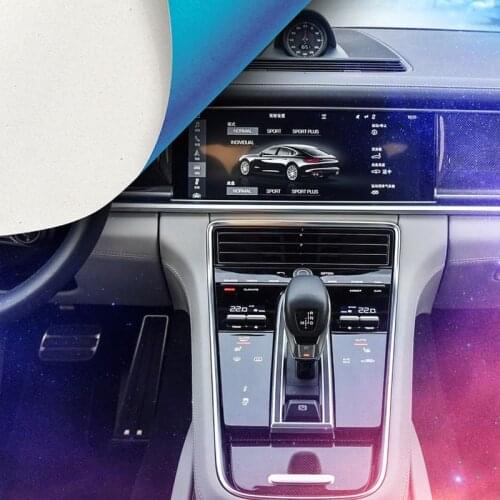 Car Styling Accessories 1SET Interior Console Gear Position Protection Film Cover For Porsche Panamera 971 2017 2018 2019 2020