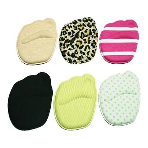 1Pair Foot Care Anti Slip Soft Forefoot Half Insoles Shoe Sponge Cushion Pads With built-in sponge, soft and comfortable