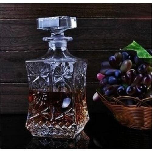 1PC Wine Decanter Liquor Whiskey Glass Wine Decanter Fashion Gift Home Kitchen Bar Sets Accessories Barware Supplies JR 1091