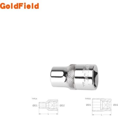 12.5mm 1/2" 6Pt socket hexagon Socket Set CRV Hand Tools Socket Hex Repairing Tool type AB