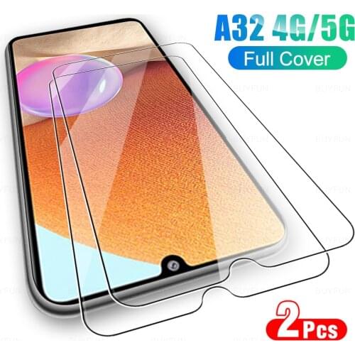 2 Pcs Protective Glass For Samsung A32 4G Screen Protector For Samsung Galaxy A32 5G A 32 On Sumsung A326B A325F Tempered Film