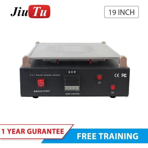 2 in1 Built-in Vacuum LCD Screen Separating Machine For iPad iPhone and Table PC Repair 19 inch Jiutu
