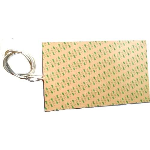 300*500*1.5mm 100v 800w heat bed for 3d printer adhesive 1 side 100k thermistor 1000mm lead wire out from middle of 300mm side