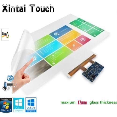 52" inch capacitive touch foil 20 points PCAP interactive multi touch screen film for touch kiosk/table etc
