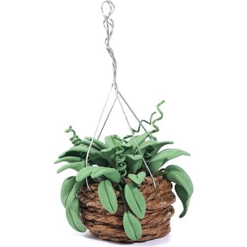 Doll House Accessories 1/12 Dollhouse Miniature Accessories Flower Decoration Model Plant Home Potted Simulation Toys Q9G9