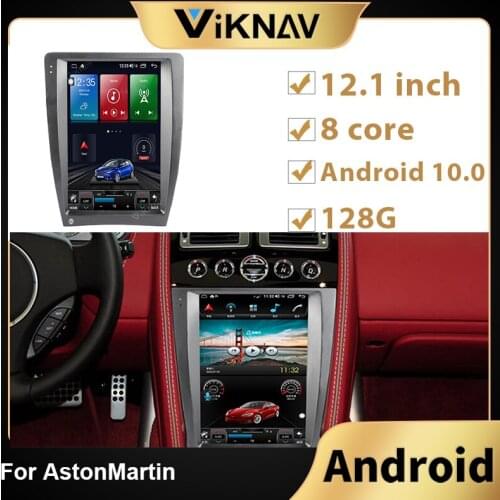 Android 10.0 12.1 inch car radio DVD Multimedia Player For AstonMartin Car GPS Navigation 2Din head unit Stereo receiver