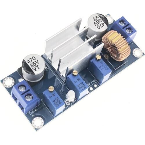 Automatic Protection 5A Max DC-DC XL4005 Step Down Buck Power Supply Module Adjustable CC/CV Lithium Charge Board for Arduino