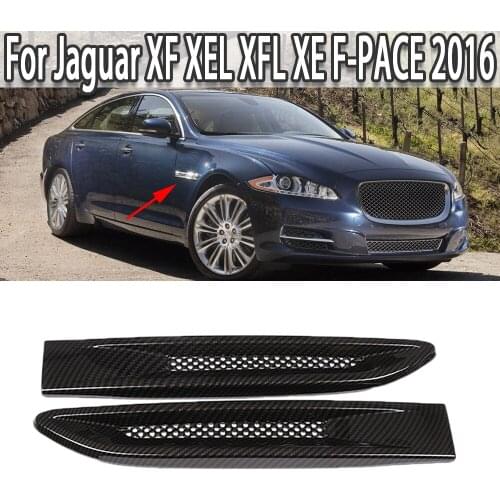 K-Car Front Side Fender Cover Trim 3D Sticker Exterior Accessories For Jaguar XF XEL XFL XE F-PACE 2016