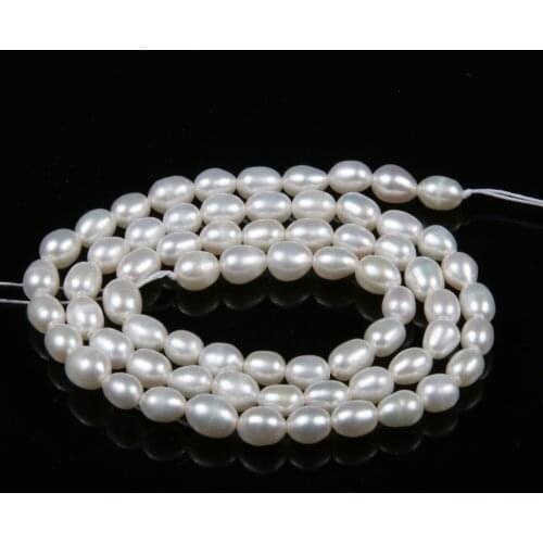 Natural Freshwater Pearl Beads High Quality 38cm Punch Loose Beads for DIY Women Elegant Necklace Bracelet Jewelry Making