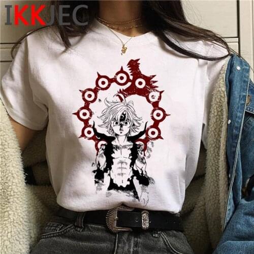 Fullmetal Alchemist Seven Deadly Sins the Promise Neverland Death Note clothes male print grunge white t shirt casual top tees