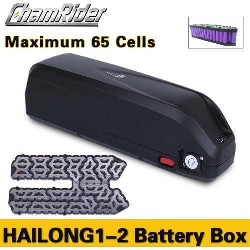 E-bike Electric bike battery box case SSE-077 HaiLong Down Tube downtube USB 5V reduction Output 10S 6P 13S 5P Nickle strips