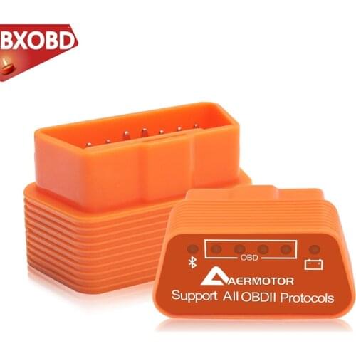 AER 4.0 Carton ELM327 V1.5 Bluetooth 4.0 OBD2 Scanner Code Reader ELM 327 1.5 OBDII Diagnostic Tool For IOS/Android/PC