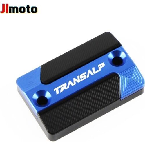 For HONDA TRANSALP700 TRANSALP 600 650 700 XLV New Motorcycle Accessories CNC High Quality Front Brake Fluid Reservoir Cap Cover