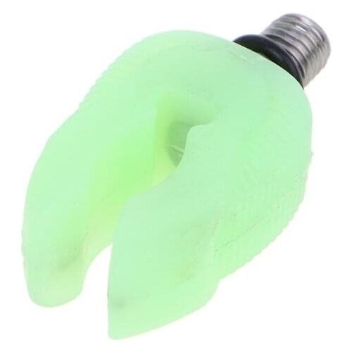 J6PF Fishing Rod Holder Head Silicone Soft Night Luminous Support Tackle Universal Professional Accessories