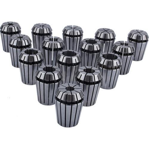 Hot 15Pcs ER25 Accuracy Spring Collet Chuck 2mm-16mm Collet Chuck For CNC Milling Cutter Lathe Tool Spindle Motor Machine