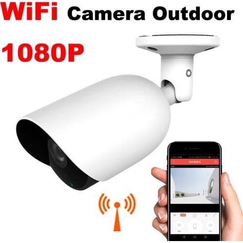 IP WiFi Camera Outdoor 1080P Security Camera 2.0MP HD Surveillance Camera with Audio Micro SD Slot iCsee XMEye APP Bullet Cam