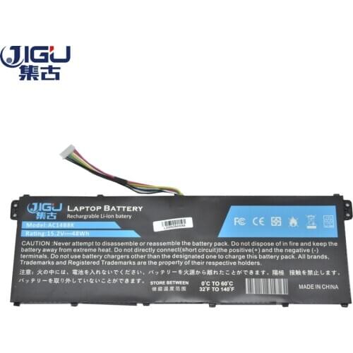 JIGU Laptop Battery For Acer MS2392 KT.0040G.004 NE511 AC14B8K For Aspire V5-122 V5-132 V3-372 V13 R13 A515-52 ES1-511